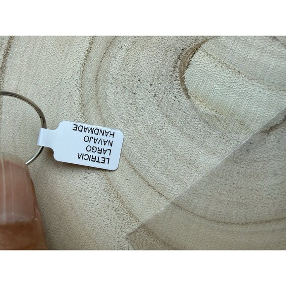 Navajo Letricia Largo  Sterling Silver Sonoran Gold 8 Turquoise Ring Handcrafted - Picture 4 of 8